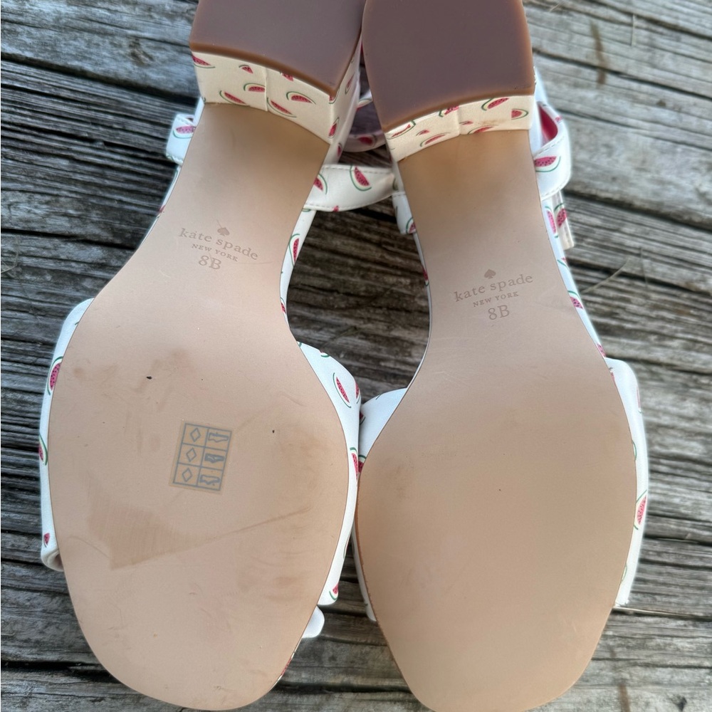 Kate Spade Camille Watermelon Party Sandals  NEW!! Super Rare Fun Shoes Size 8 - Picture 11 of 13